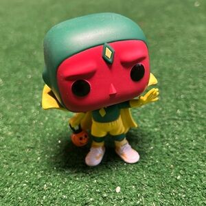 Marvel Vision Halloween Trick or Treat themed funko pop!